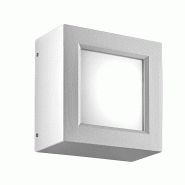 ROSSINI ILLUMINAZIONE Enter – Applique/Plafonnier Led 8,7W Blanc 3000K Ip65 - Éclairage Extérieur Carré À Haute Résistance Aux Agents Atmosphé