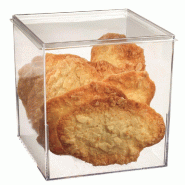 Saladier Cub' PS transparent 820ml - par 100