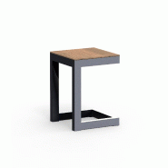 Table basse Posidonia en C - anthracite