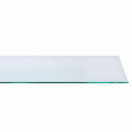 Tablettes en verre trempé pour armoire Flexia - 113,6x43x0,8cm - avec taquets - par 2