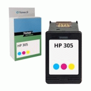 Toner Services - Cartouche d'encre couleur compatible HP 305 (3YM60AE) - Multicolore Toner Services - Cartouche d'encre couleur compatible HP 305 (3YM60AE) - Multicolore