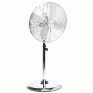 Ventilateur sur pied panier Ø45cm 50 Watts chromé