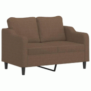 VidaXL Canapé à 2 places Marron 120 cm Tissu Modèle Aero Panorama Terrasse - 359354