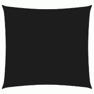 VidaXL Voile de parasol tissu oxford carré 2,5x2,5 m noir Modèle Marina Douce - noir 135741