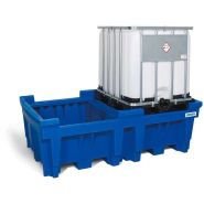 149460W - Bac de rétention en polyéthylène - stockage acides et bases - capacité 1000L