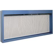 Armoire murale 2000 mm avec panneau perforé et rideau métallique verrouillable - Rangement sécurisé pour outils Heco HE110204BL