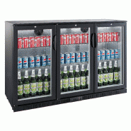 Arrière bar réfrigéré avec 3 portes battantes L.1350mm CUISTANCE