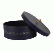 Boite carton ronde "Excellence" Ø32x10 cm - par 10