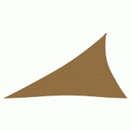 Helloshop26 - Voile toile d'ombrage parasol 160 g/m² taupe 3 x 4 x 5 m PEHD 02_0009317 - 3000503182729