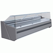 KBS Gastrotechnik KBS Comptoir de produits frais 1960 x1180 x1220 mm avec structure en verre et vitres coulissantes arrière - 4059395004236