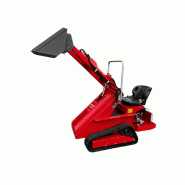 Mini chargeuse compacte sur chenilles 879 kg - Moteur essence 15 CV - Transmission hydrostatique - Avec siège MW Tools MLDZ360R