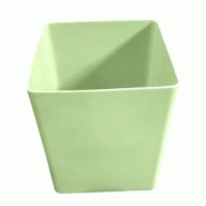 PLAST'UP ROTOMOULAGE pot de fleurs cubio h 50cm - vertamande - vert 0637962081909