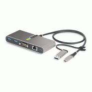 StarTech Hub USB-C à  2 Ports USB-A avec Ethernet et RS