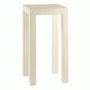 Table haute design in & out JUT - crème