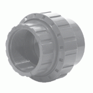 Union PVC-C 3 pièces femelle à coller taraudée EPDM PN 16 - Référence 05BIFC016 - Diamètre 016x3/8"