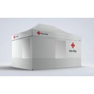 Abris médicaux mobiles - Mastertent - Tente de secours 8x4 m, étanche et ignifugée_1