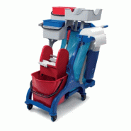 ARKA 34 SANS PRESSE chariot en polypropylène 25 lt + deux roues 80 mm + deux roues axiales 200 mm