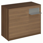 Comptoir Vertigo H T01nat. Spl.Droit L120cm 2tabl.Couliss.4tab.Amovib. Olivier