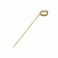 ECOLOMIQUE - 100 Pcs - Pique bambou avec boucle - 12 cm, Idéal pour hors-d'?Uvre et présentation - ECO210BBTWIST12 - Bambou ECO210BBTWIST12 ECOLOMIQUE - 100 Pcs - Pique bambou avec boucle - 12 cm, Idéal pour hors-d'?Uvre et présentation - ECO210BBTWIST12 - Bambou ECO210BBTWIST12