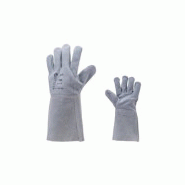 Gants anti chaleur croute vachette protege artere t10
