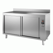 Gastro-Inox Armoire chauffante avec fond perforé et rebord 1700x700x880mm - 7445908637621