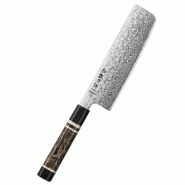 Hezhen - Nakiri en acier poudre damassé ZDP-189 du Japon - Série X09 - multicolore X09-XC