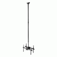KIMEX - Support plafond pour 2 écrans TV 37"-86", Hauteur 250-300cm, Inclinable - 3700685427662