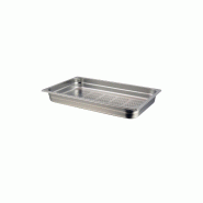 Plateau Comas Gastronorm GN 1/1 CM 53 x 32,5 x 6,5 cm, perforé en acier inoxydable 18/10 - gris Acier inoxydable 18/10 8425734106170