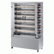 Rôtissoire verticale électrique 6 broches 36 poulets | Feca - 630 EKO - Sans éclairage, Vitrocéramiques_0