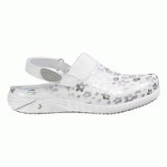 Safety Jogger - Sabots médicaux pour femmes confortables végan DANY blanc et gris OB ESD A SRC E Blanc / Gris Taille 42 - 42 blanc matière synthét