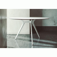 Table de réunion ronde design - verre Table de réunion ronde design - verre