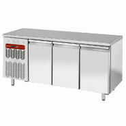 Table de travail refrigeree timbre positive ventilée 3 portes gn 1/... - PTG3N/HGX-R2