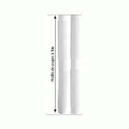 Tuyau flexible pp 60 isotip joncoux pour evacuation fumées chaudière à condensation