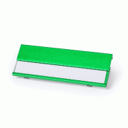 25x Identificateur en aluminium vert avec pince - 8412536804007