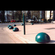 Borne de protection en fonte diamètre 300, 400 avec ou sans collerette - HEMISPHERE_1