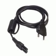 CHAUVIN ARNOUX - Cordon d'alimentation secteur 2P - Prise Rasoir pour Alimentation par Prise 2P