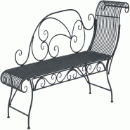 CLP Banc de jardin Karma confortable et résistant pour votre espace extérieur Métal HBT: 78x156x46 cm Anthracite - gris métal 328329 CLP Banc de jardin Karma confortable et résistant pour votre espace extérieur Métal HBT: 78x156x46 cm Anthracite - gris métal 328329