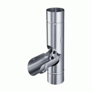 Collecteur/ tuyau à clapet zinc ø 90 mm