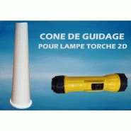 Cone de guidage blanc pour lampe torche 2d