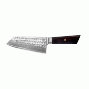 Couteau Santoku 17 cm KOTAI Bunka Damas - inox 708999028110