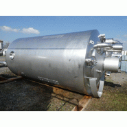 Cuve ETA 12000 L - CUV386 - Inox 304L - Année 2002 - Agitation centrale et tri-pâle