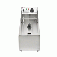 Friteuse électrique professionnelle en acier inoxydable sans robinet 280 x 280 x 450 mm | EL FUMI - sz-81a