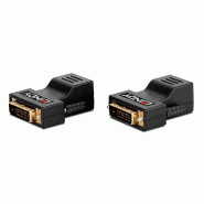 Lindy 38300 Extendeur DVI Cat.5/6 50m/70m DVI-D via RJ45 UTP/STP - noir 38300