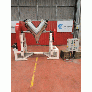 Mélangeur v en acier inoxydable 100 litres - référence : c8523 Mélangeur v en acier inoxydable 100 litres - référence : c8523