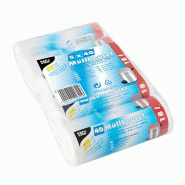 Starpak 40 sacs poubelle, HDPE 18 l 52 cm x 46 cm blanc - blanc plastique polypropylène 12315