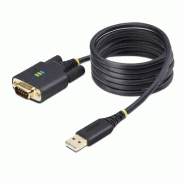StarTech Cble Série Null Modem vers USB de 2m, Rétention