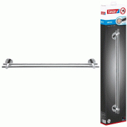 Tesa Smooz - Porte-serviettes double - Design élégant avec 2 barres chromées, arrondi - 112 mm x 640 mm x 50 mm - argenté métal 40321-00000-00 Tesa Smooz - Porte-serviettes double - Design élégant avec 2 barres chromées, arrondi - 112 mm x 640 mm x 50 mm - argenté métal 40321-00000-00