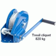 Treuil mécanique à cliquet - Levage et halage pour travaux forestiers - Compact et portable