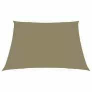 VidaXL Voile de parasol Tissu Oxford trapèze 2/4x3 m Beige Modèle Ombre Epsilon Prime - beige 135186