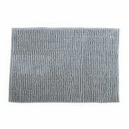 WellHome - Tapis de bain en microfibre 50x80cm couleur gris clair - Oruga - gris WH17179